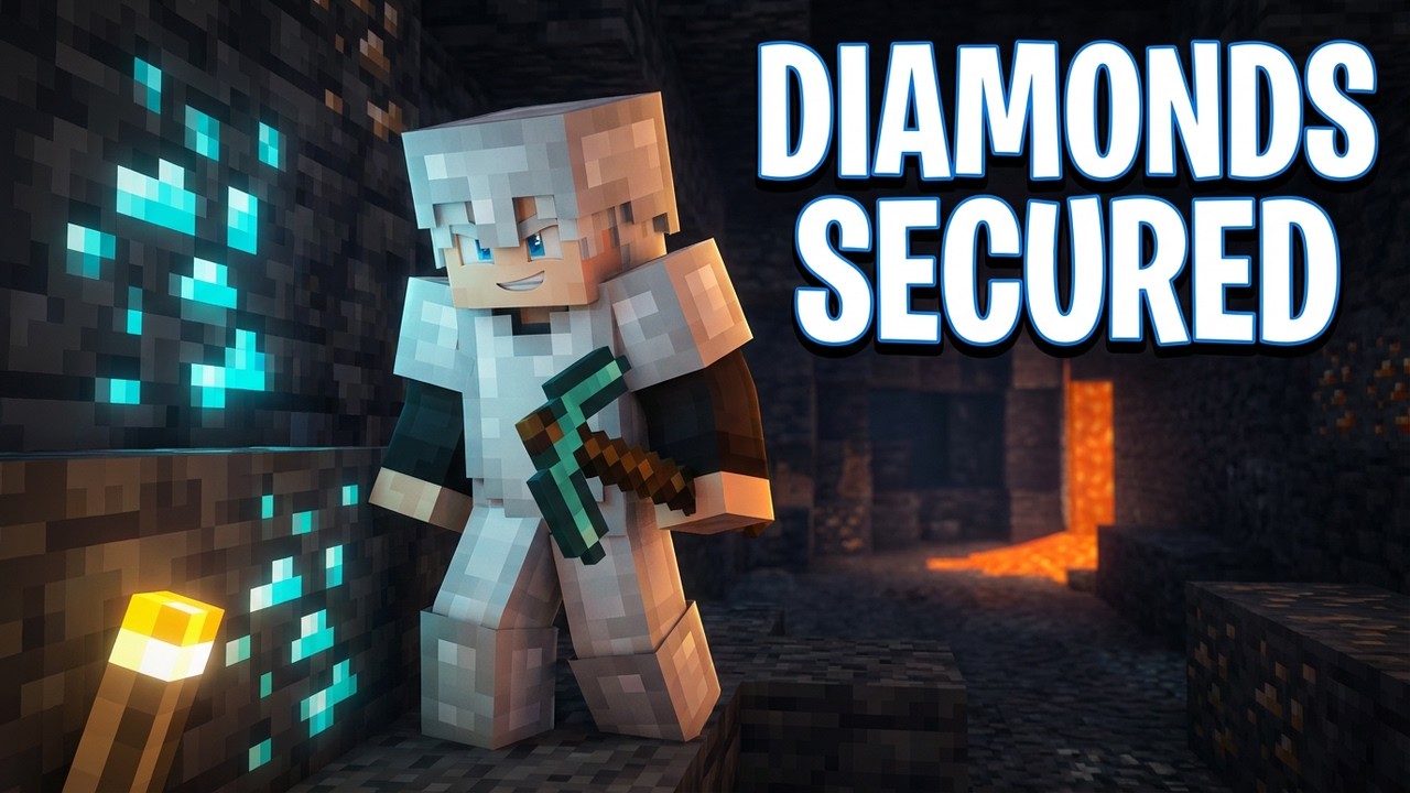 Minecraft Caving and Crafting (The Survival Pack EP 2) - YouTube