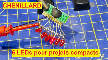 😱😱😱 Chenillard à 6 LEDS à 0.4 Euros