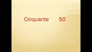 تعلم اللغة الفرنسية-= الأرقام  من 50الى 100