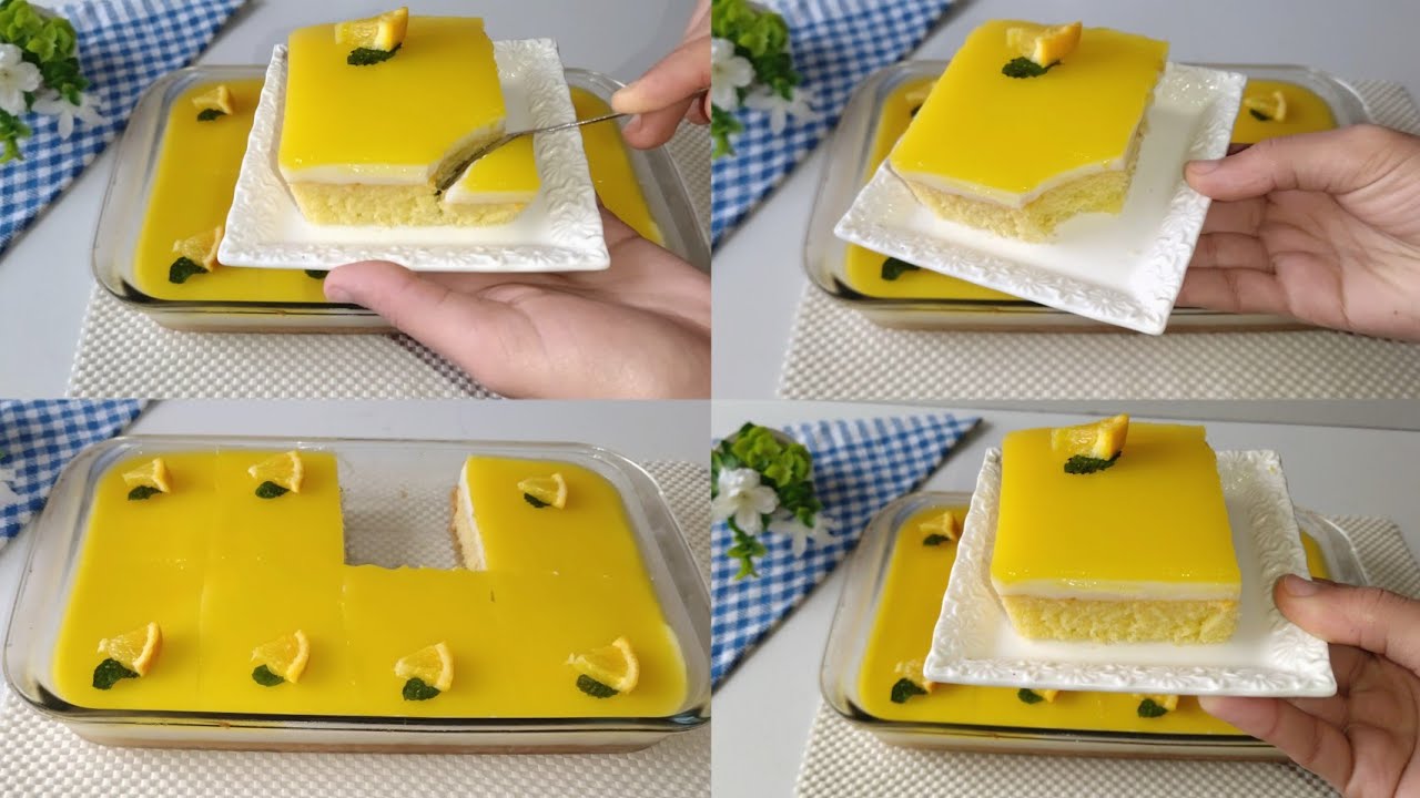احتفظي بهاد الوصفة لرمضان😍كيك او تحلية البرتقال سهلة وناجحة من اول تجربة👌😋
