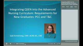 QSEN Module 12: Integrating QSEN into Advanced Courses - Part 1