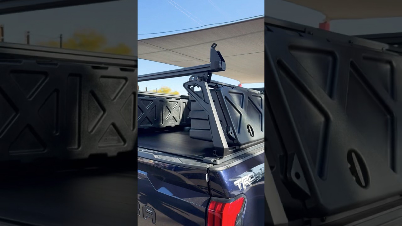 RetraxPro XR Tonneau Cover & Leitner Truck Bed Rack On Toyota Tundra