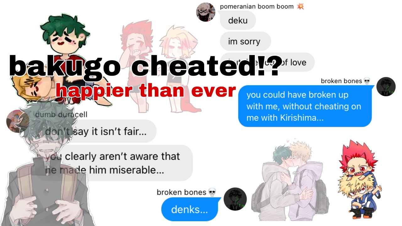 happier than ever || bnha lyric prank || part 2 || krbk || kiriksmi angst || kamideku??