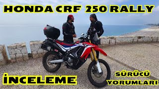 Honda Crf 250 Rally inceleme | Crf 250 Rally Sürücü Yorumları | Motosiklet inceleme