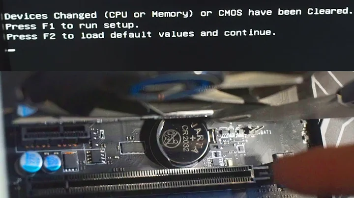 CMOS battery replacement in a Desktop PC, Time & Date problem (MSI B35 PC MATE, 3V battery, CR2032 )