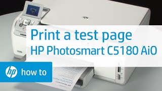 Printing a Test Page | HP Photosmart All-in-One Printer | HP - YouTube