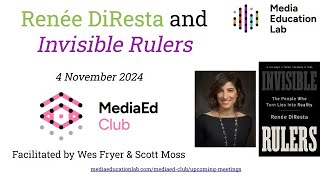 Renée DiResta and “Invisible Rulers: The People Who Turn Lies into Reality”