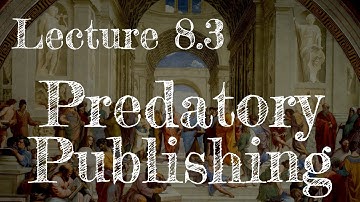 Calling Bullshit 8.3: Predatory Publishing