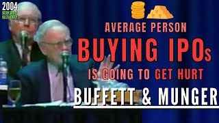 Why Warren Buffett & Charlie Munger Don't Invest In IPOs? | BRK 2004【C:W.B Ep. 317】