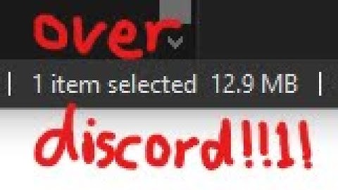 How to send any file over 8mb over discord for free (cheeky trick)