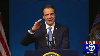 NY Gov. Andrew Cuomo delivers State of the State address