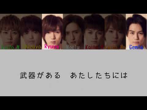 愛のかたまり    KinKi Kids 【TravisJapanカバー】 歌詞割パート