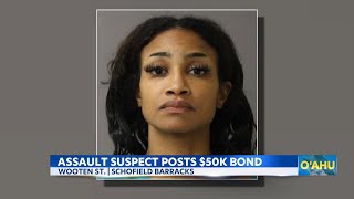 Wife pleads not guilty to pouring boiling liquid on husband in Schofield Barracks