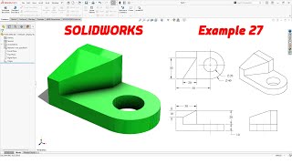 SolidWorks Tutorial – Example 27 | Simple 3D Modeling for Beginners Update