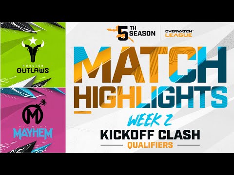 Houston @OutlawsOW vs @FLMayhem  | Kickoff Clash Qualifiers Highlights | Week 2 Day 3