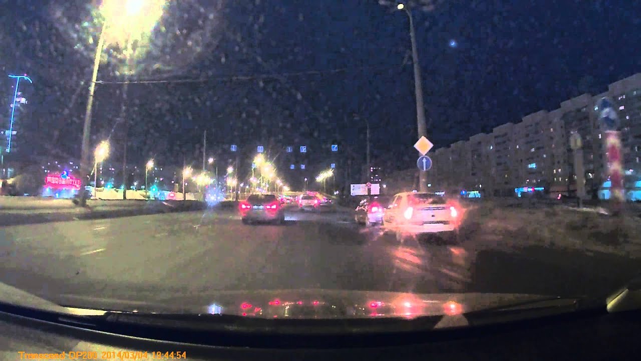 Transcend DrivePro 200. Ночь