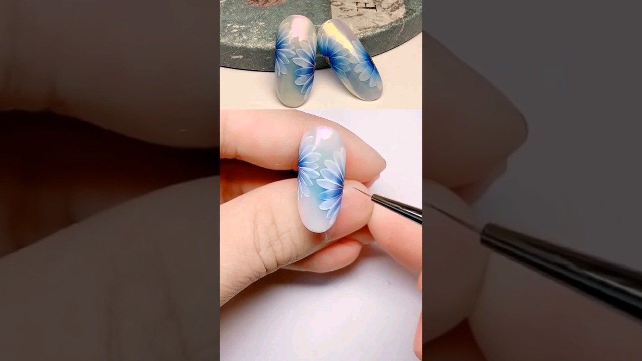 Floral Nail Art💅ll Step By Step ll S4SUTAPA 