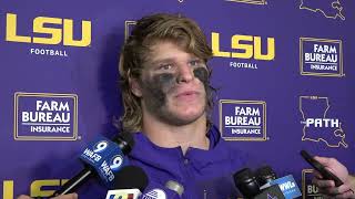 LSU DE Jack Pyburn South Carolina postgame