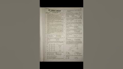 IPU leet original paper of 2019 #2020 #GCC_LEET_COACHING #free_download #part5 video