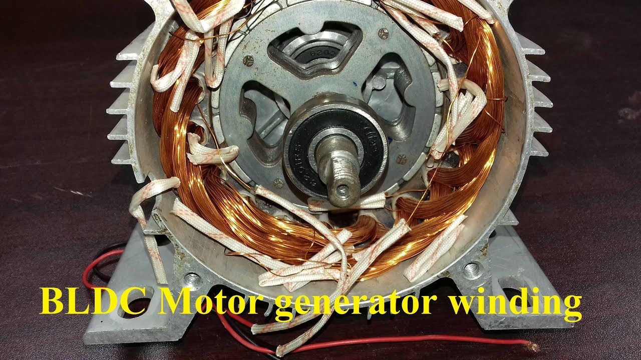 18 slot BLDC Motor generator winding . BLDC মটর দিয়ে জেনারেটর