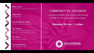 Community of Discovery: Liberating health and social care during COVID-19 using Appreciative Inquiry