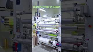 Do clear plastic bags get colored?#shorts