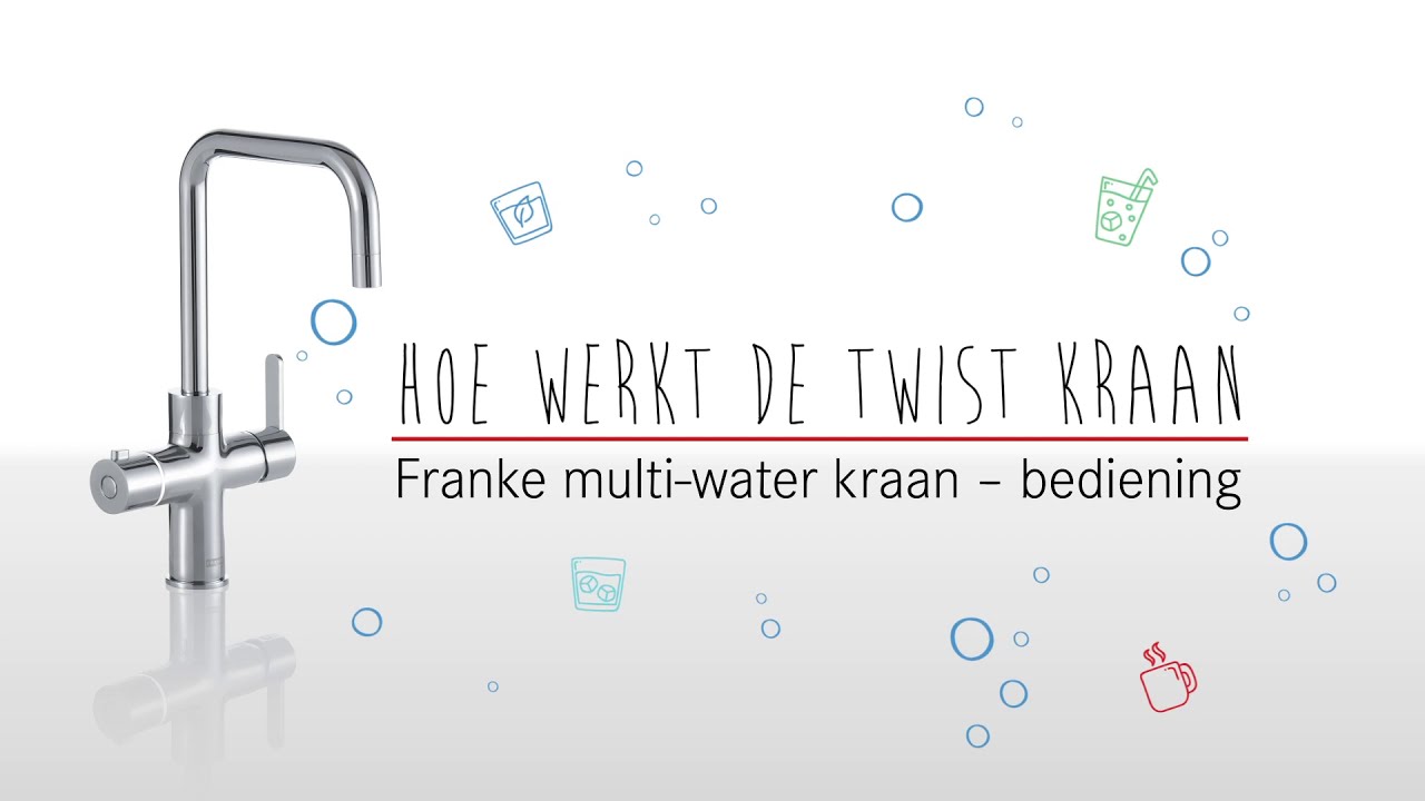 kraan - Hoe werkt de touch kraan - bediening -