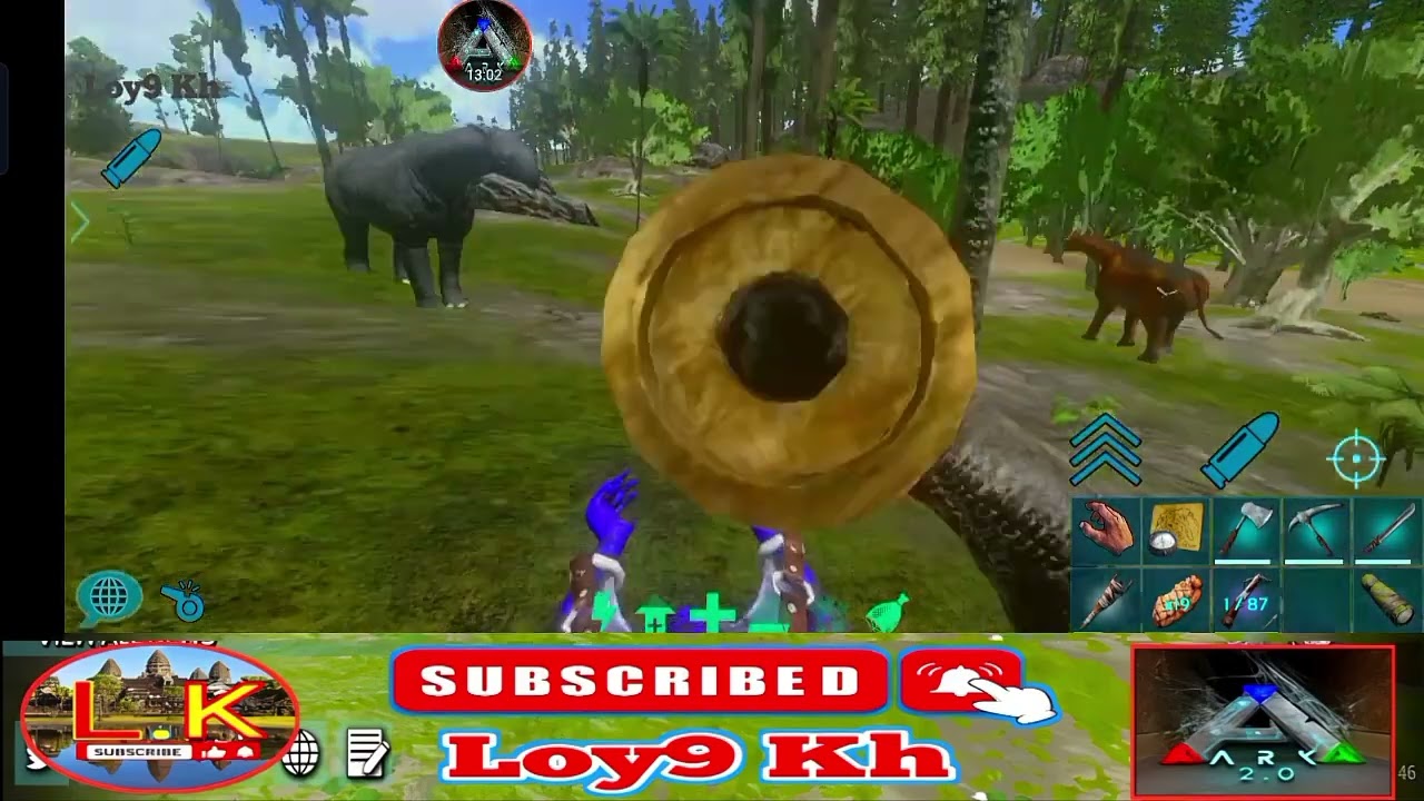Ep02 how to play with your friends in ark survival evolved mobile 2022 [ Loy9 kh ]