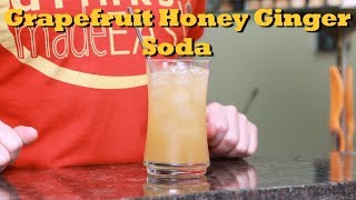 How to make homemade grapefruit ginger soda | drinks made easy