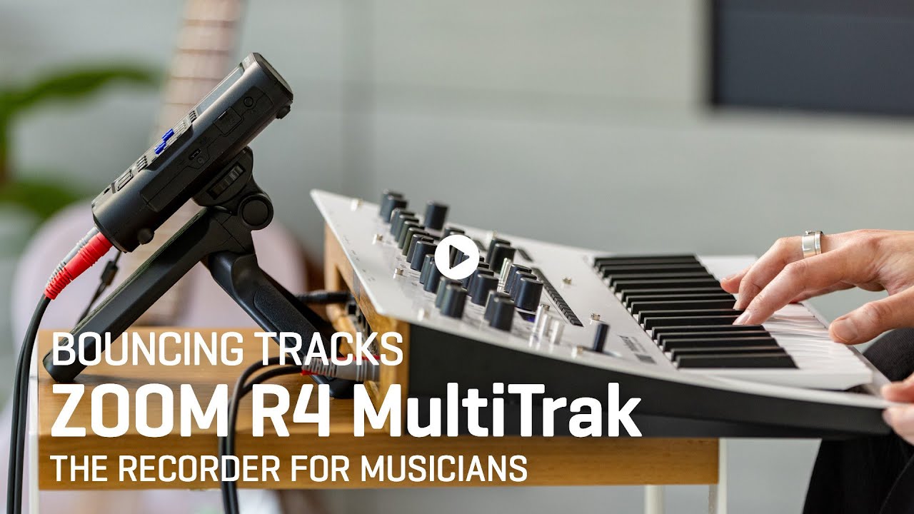 R4 MultiTrak 4-track mixer/recorder for musicians | ZOOM