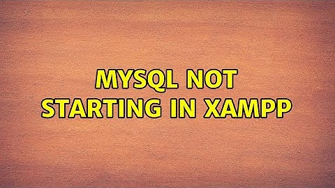 Ubuntu: MySQL not starting in Xampp (2 Solutions!!)