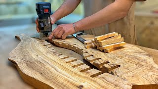 Coffee Table Making / No Epoxy / Woodworking