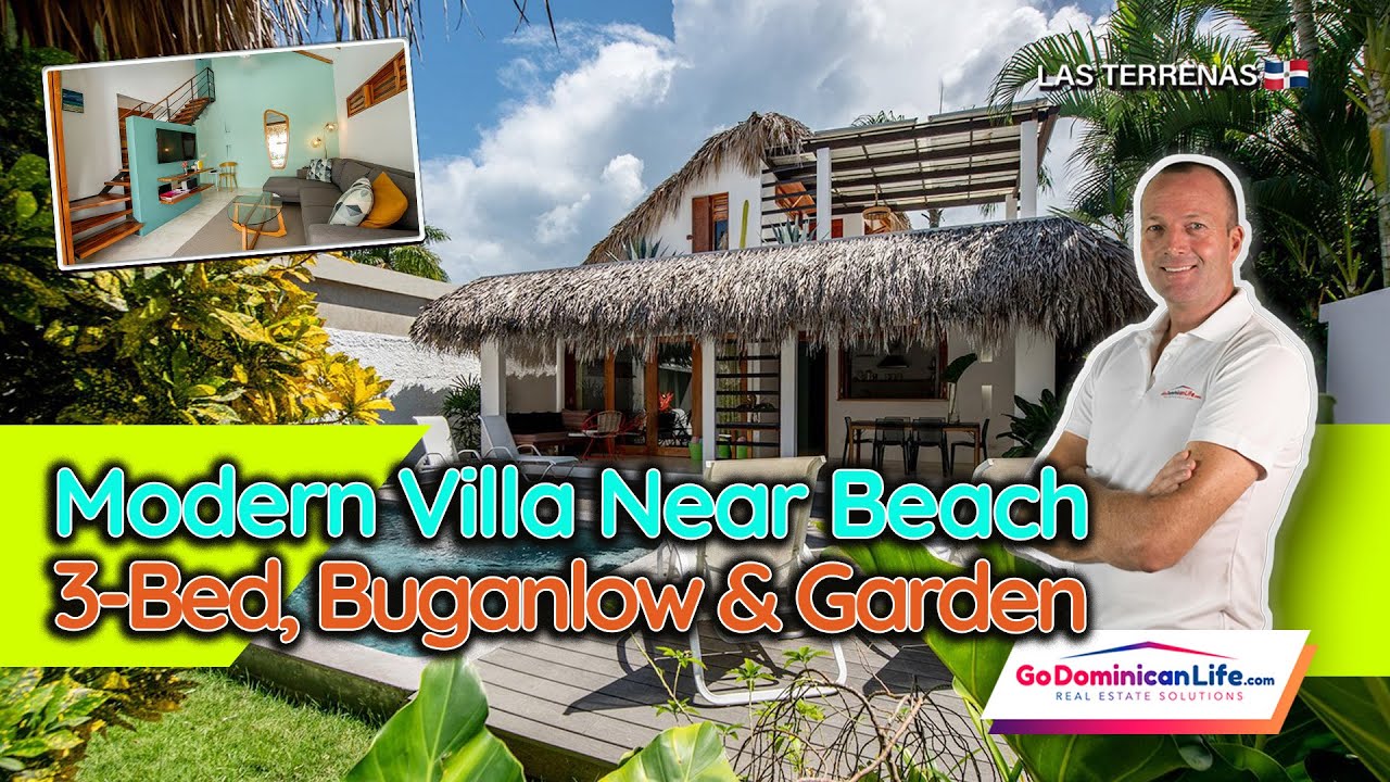 CARIBBEAN VILLA IN LAS TERRENAS – Guesthouse, Pool & Garden | Real Estate Solutions