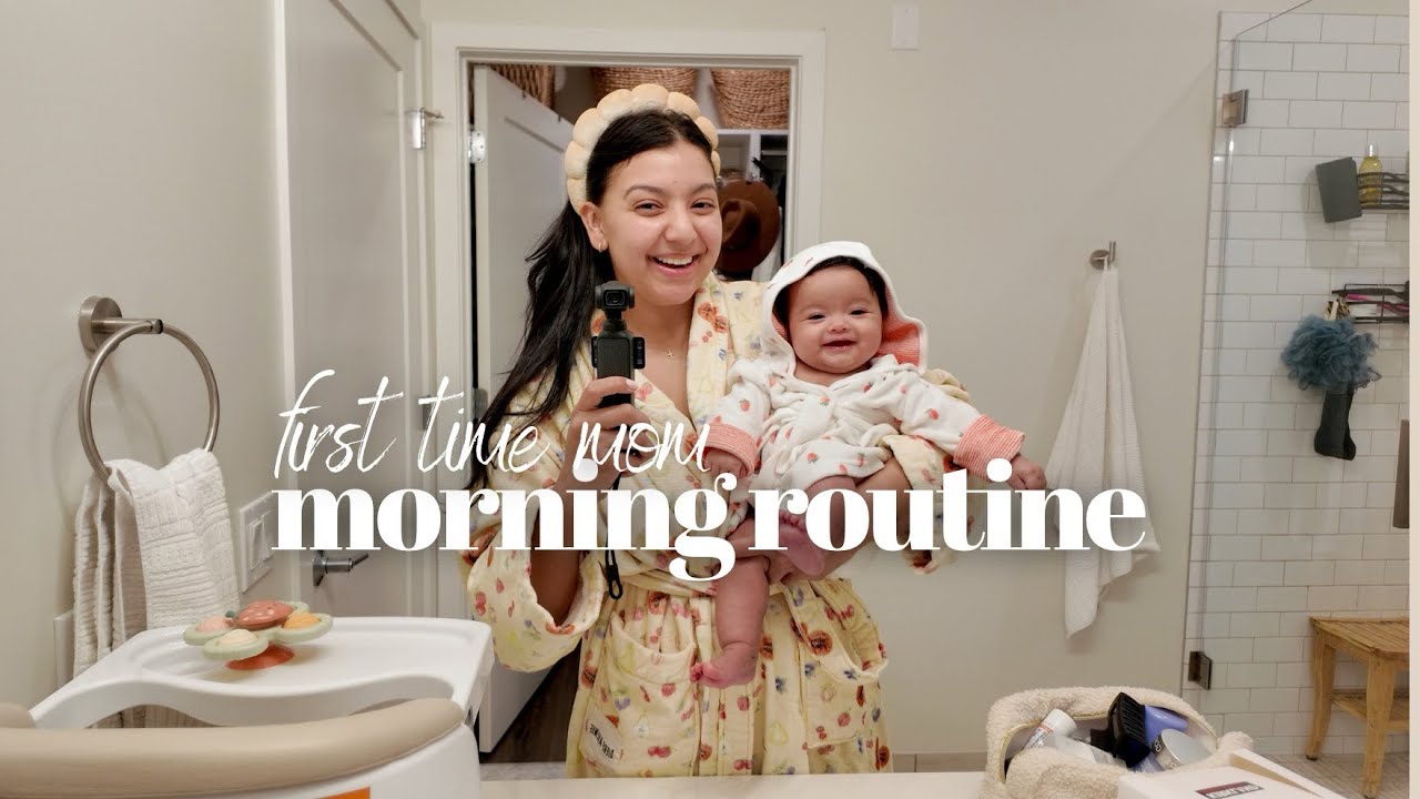 A Realistic Morning Routine as a First-Time Mom | Momcozy M9 Wearable Pump