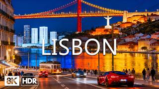 Lisbon Portugal 8K 🇵🇹 Majestic Belém Tower, Opulent Coastal Views & Historic Urban Elegance