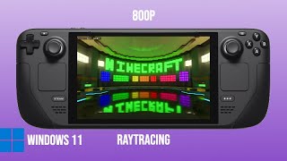 Minecraft RTX on Steam Deck | Windows + FSR 2 mod