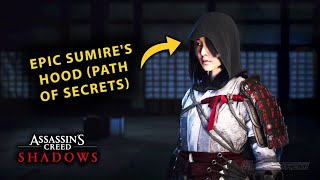 How To Find & Loot Path of Secrets Chest | Map Location | Get Epic Sumire's Hood | AC Shadows