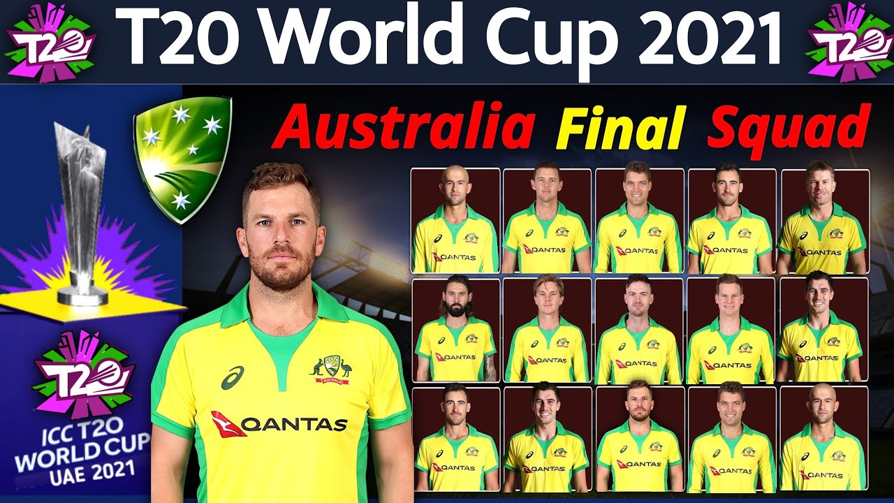T20 World Cup 2021 - Australia Team Best Squad | Australia Team Squad T20 World Cup 2021 | T20 WC |
