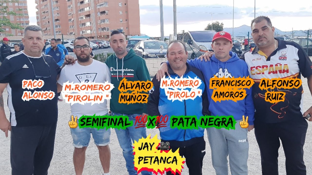 💯x💯 Súper Pata Negra esta ✌ Semifinal✌ Mundualistas de la PETANCA HOY EN C.P. SAN GABRIEL (ALICANTE
