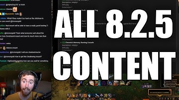 Asmongold Looks Over All The New 8.2.5 Content Coming To WoW
