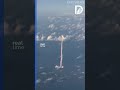 🔵Viajaban en avión y vieron el lanzamiento del Artemis II por la ventanilla