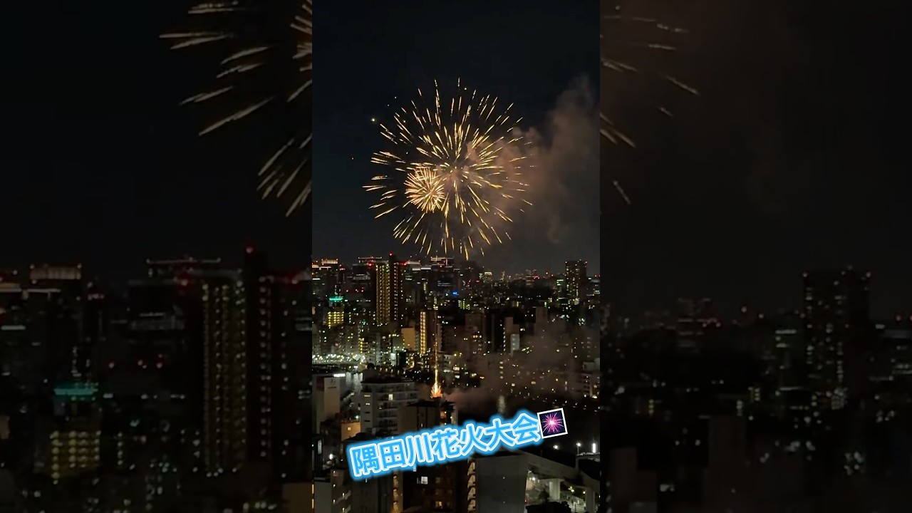 今年も隅田川花火大会に行けた〜😆真横から見た花火はとっても綺麗で癒された(●´ω`●)✨#隅田川花火大会 #音符のデザイン #地球に幸せの種をまきます #未来を変える魔法の鍵 #癒しコンシェルジュ