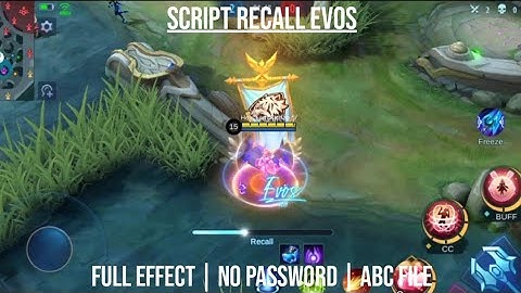 Script Recall Evos Legend No Password Full Effect Patch Beatrix ABC File