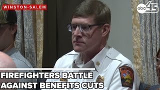 Winston-Salem firefighters seek benefits dispute resolution