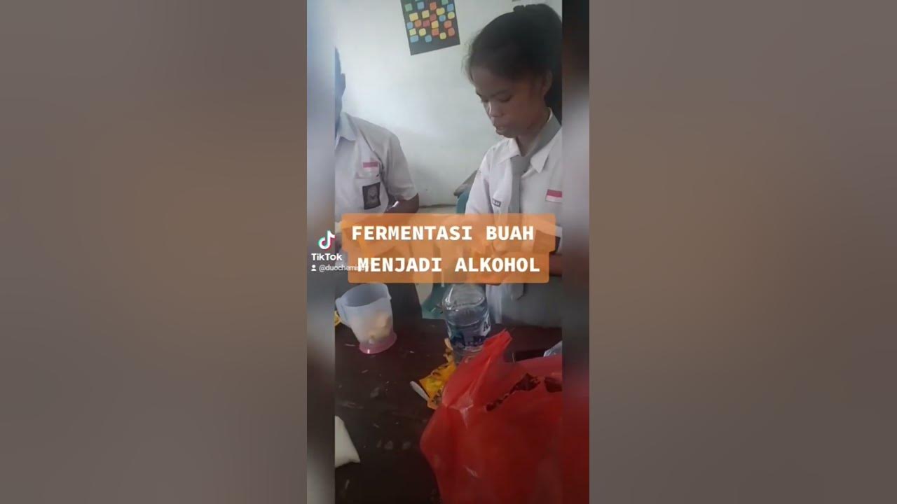 FERMENTASI BUAH MENJADI ALKOHOL FERMENTASI BUAH MENJADI ALKOHOL