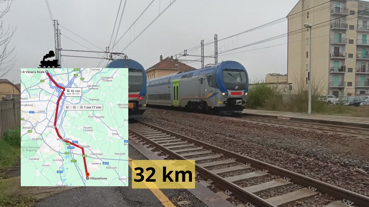 A bordo di un TAF da Venaria Reale a Villastellone + nuova intro