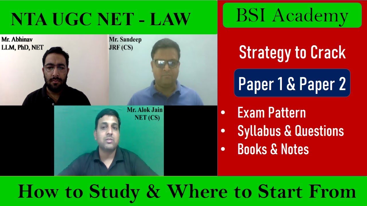 How I Cleared UGC NET in Law (Topper's Strategy): Tips and Books | By Dr. Abhinav