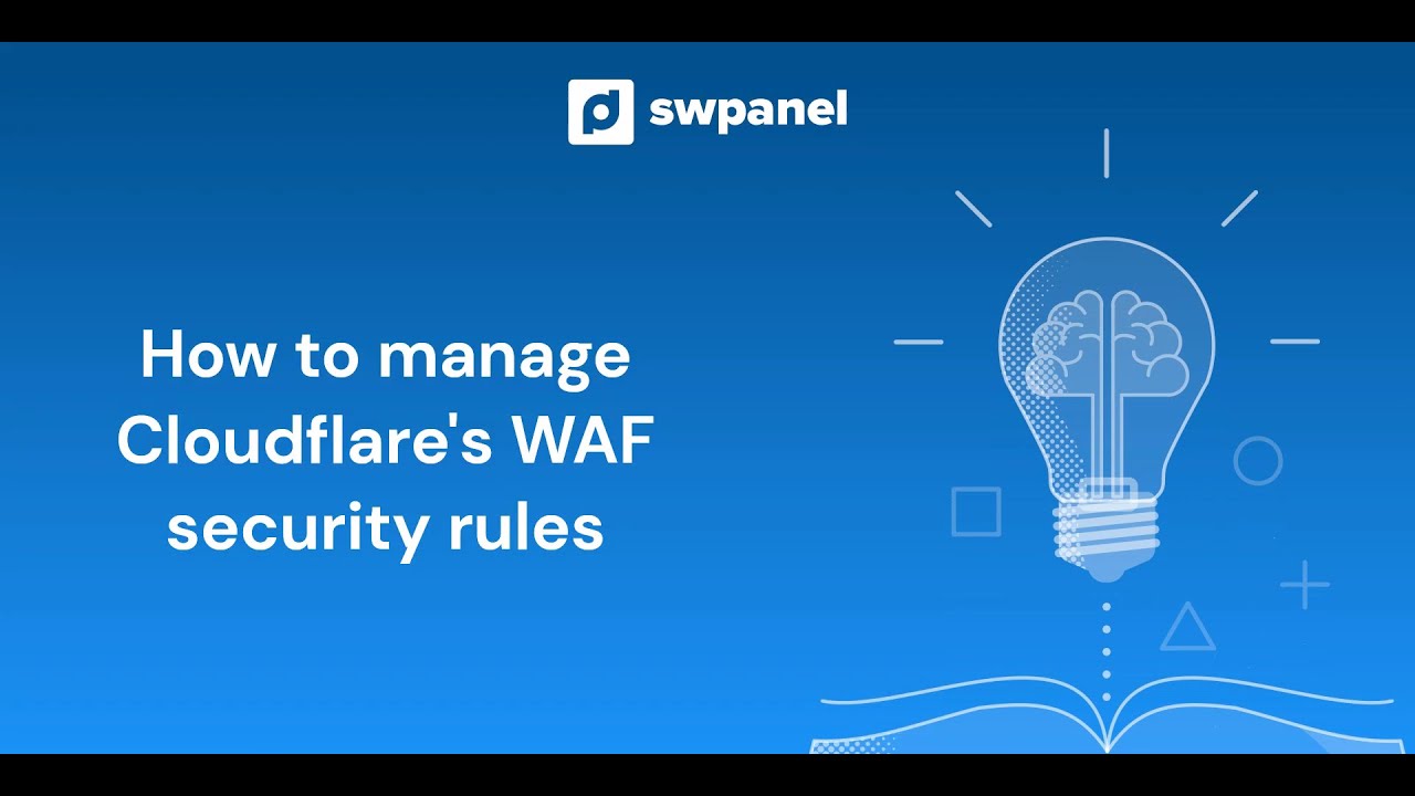 How to manage Cloudflare's WAF security rules - YouTube