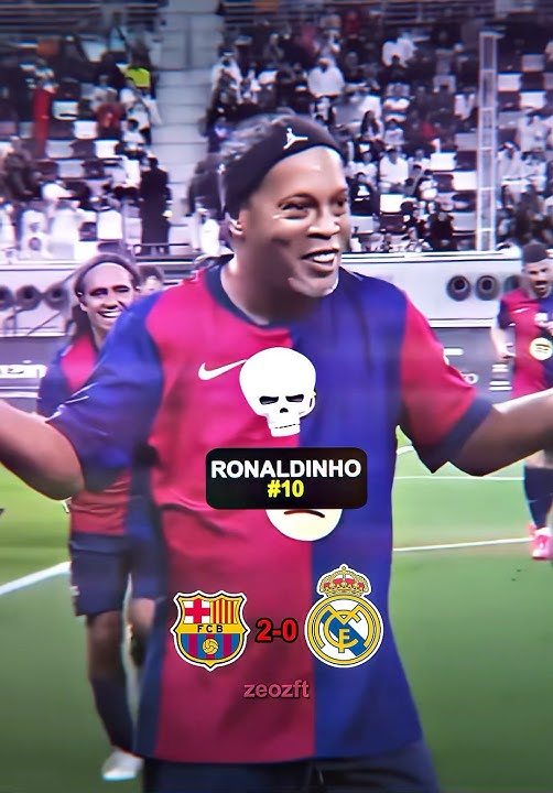 Barcelona legends vs Real Madrid legends #footballshorts #football #realmadrid