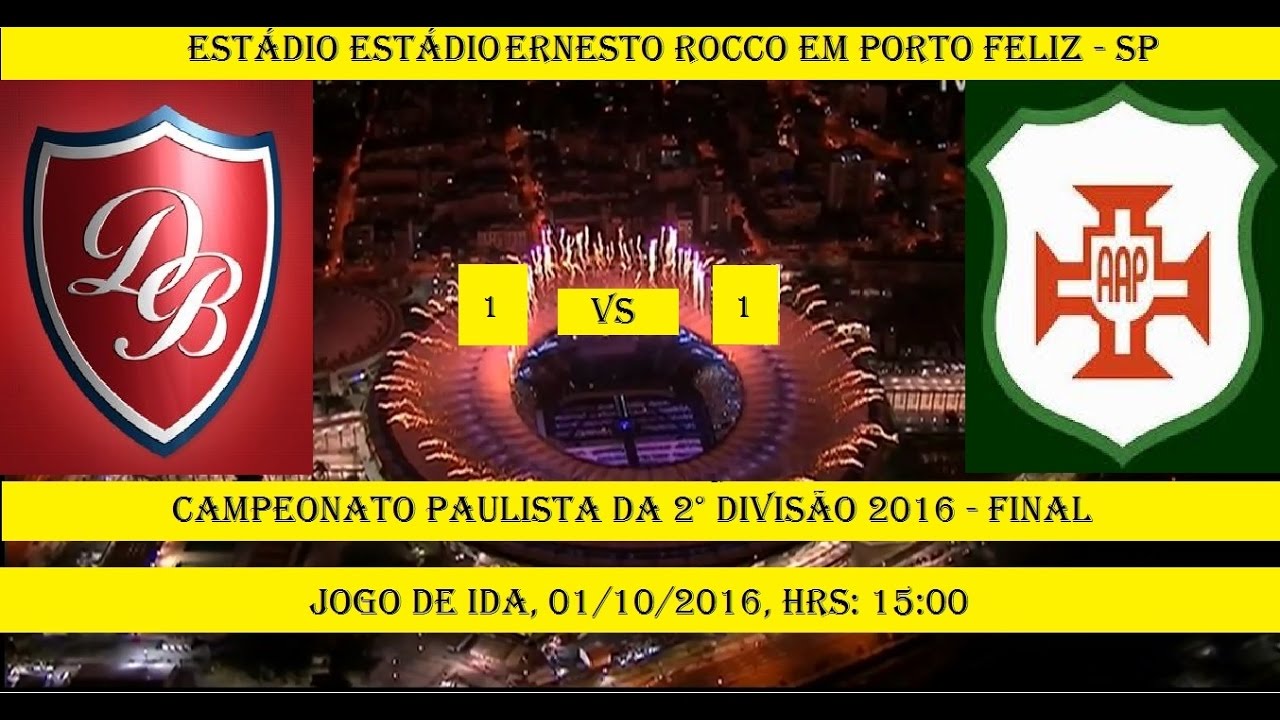 Campeonato Paulista Segunda Divisão 2016 Desportivo Brasil 1 x 1 Portuguesa Santista FINAL